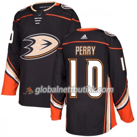 Anaheim Ducks Hockeydrakt Corey Perry 10 2017-2018 Svart Adidas Authentic - Herre